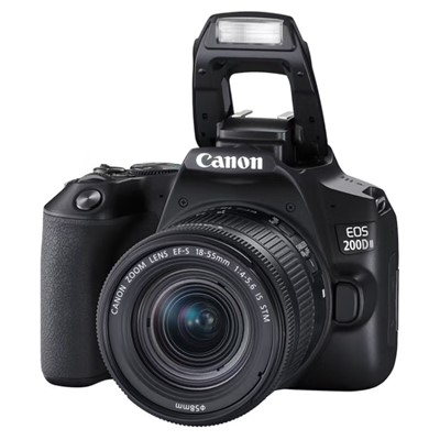 佳能（Canon）EOS 200D II  单反相机   迷你单反相机 4K Vlog视频直播 高清美颜照相机 18-55mm标准变焦 旅行畅玩套装